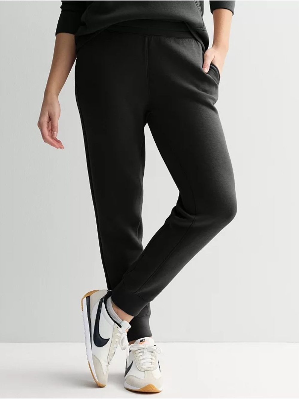Tek Gear XXL Ultracomfort Black Jogger Sweatpants